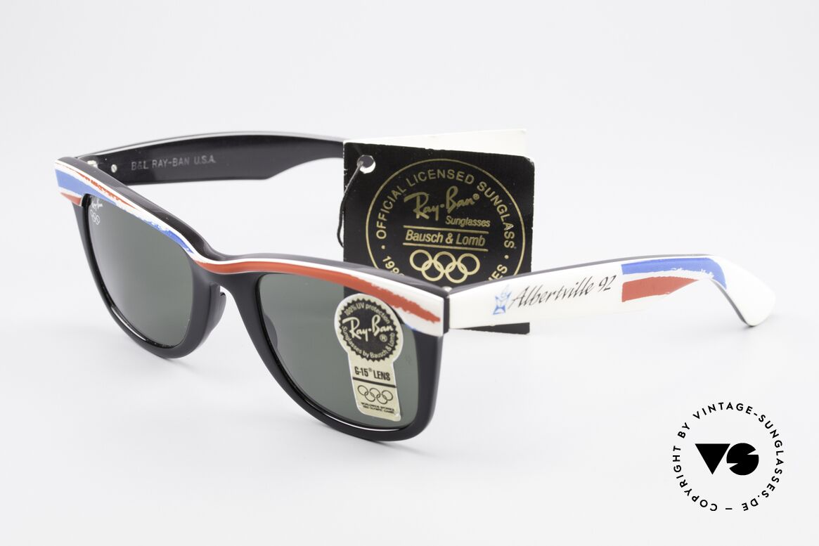 Ray Ban Wayfarer I Olympic Games Albertville, Size: medium, Made for Men and Women