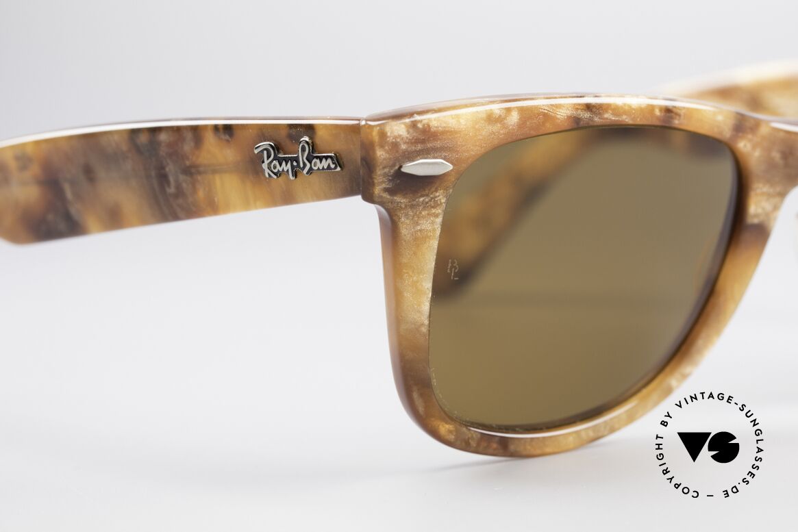 Ray Ban Wayfarer I Limited Edition Blond Frost, never worn (like all our rare B&L vintage Wayfarers), Made for Men and Women Ray Ban Wayfarer I Limited Edition Blond Frost, never worn (like all our rare B&L vintage Wayfarers), Made for Men and Women