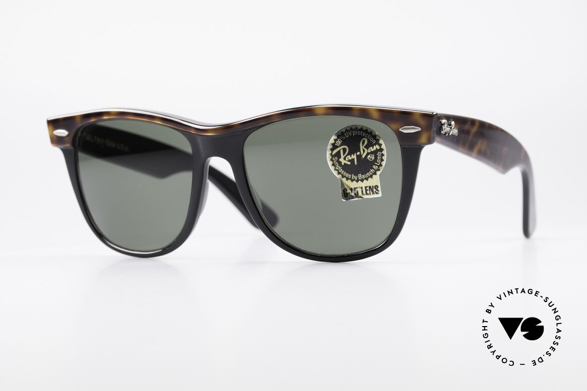 Ray Ban Wayfarer II Sunglasses Classic 80's, vintage Ray Ban Wayfarer sunglasses 'made in USA', Made for Men and Women