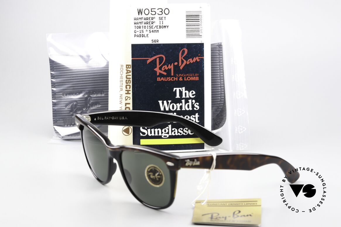 Ray Ban Wayfarer II Sunglasses Classic 80's, Size: large, Made for Men and Women