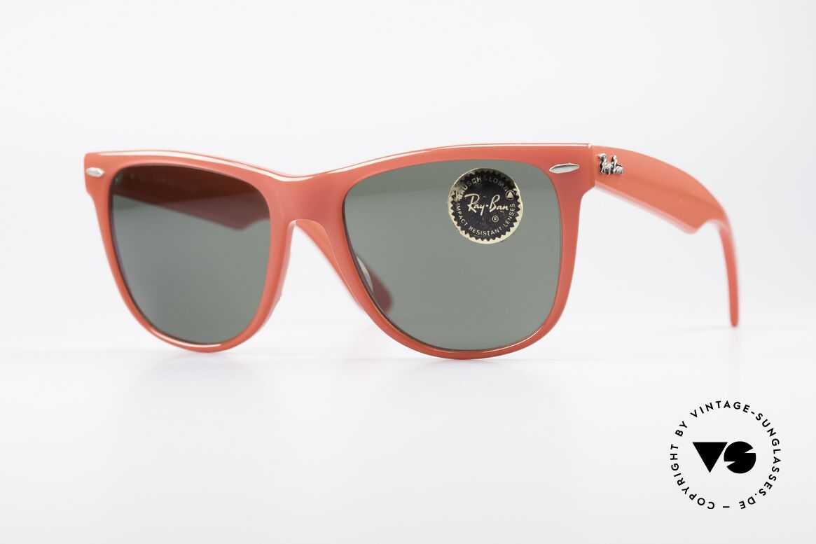 Ray Ban Wayfarer II Rare USA Wayfarer Crimson Red, vintage Ray Ban Wayfarer sunglasses 'made in USA', Made for Women