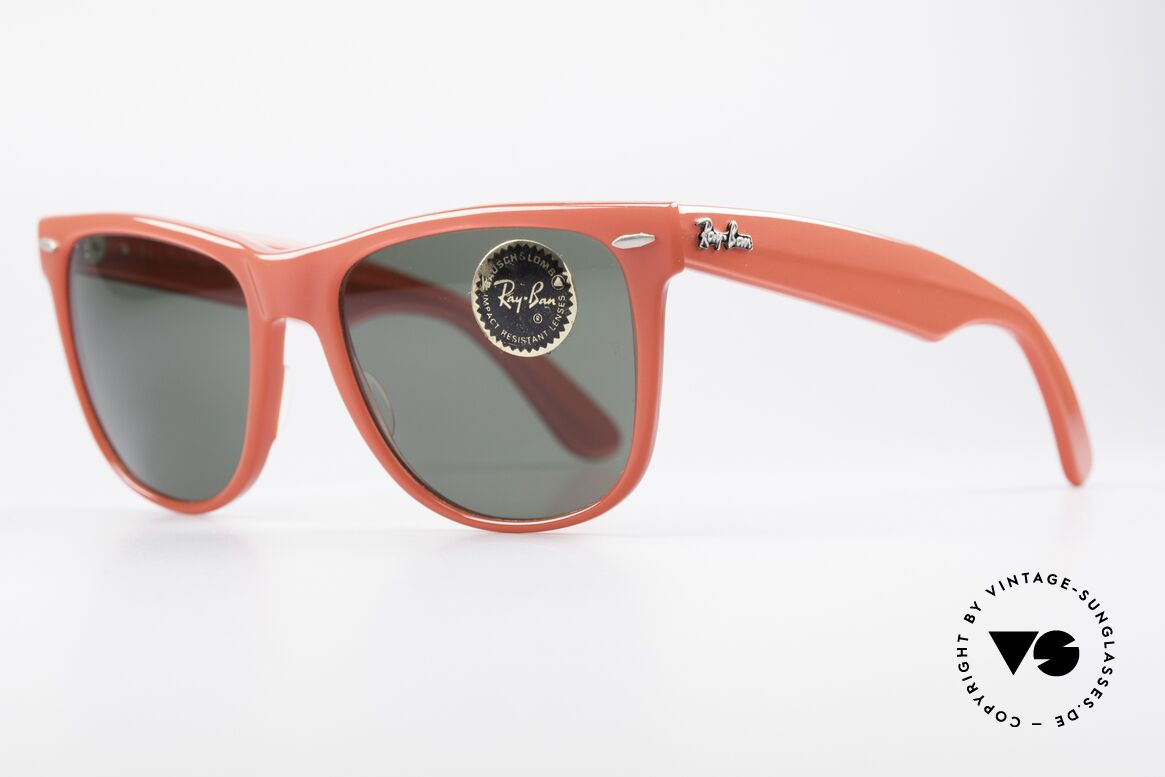 Ray Ban Wayfarer II Rare USA Wayfarer Crimson Red, ultra RARE 1980's ladies' version (in crimson red), Made for Women