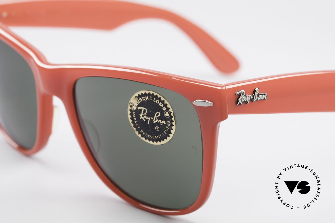 Ray Ban Wayfarer II Rare USA Wayfarer Crimson Red, never worn (like all our old B&L RAY-BAN shades), Made for Women