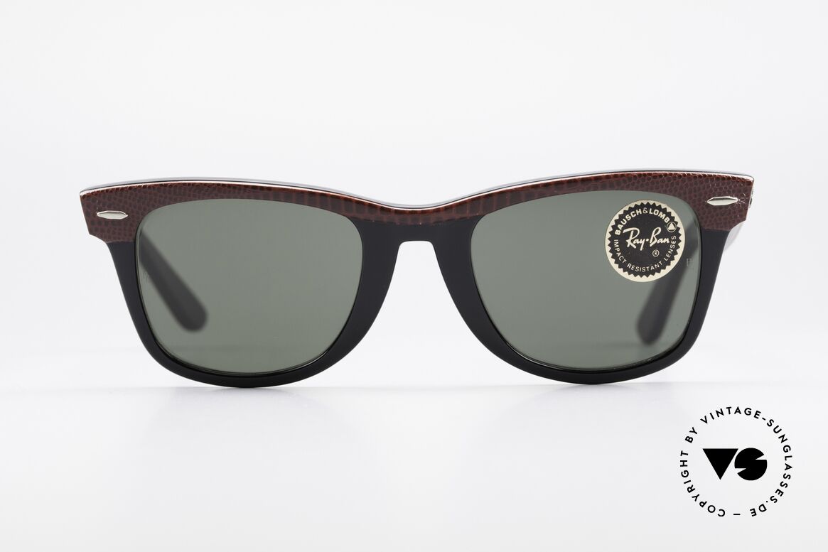 Ray Ban Wayfarer I Limited Leather Sunglasses, one of the downright classics of sunglass fashion, Made for Men and Women Ray Ban Wayfarer I Limited Leather Sunglasses, one of the downright classics of sunglass fashion, Made for Men and Women