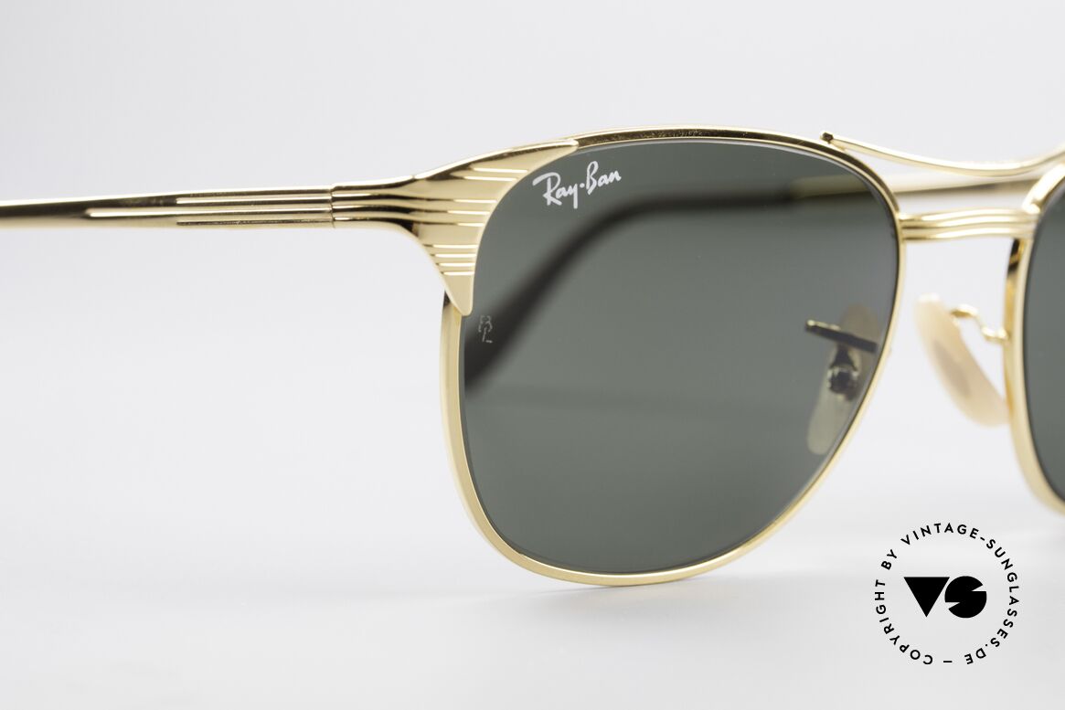 Ray Ban Signet Classic Old USA B&L Ray-Ban, solid golden frame with double bridge, W0386, Made for Men