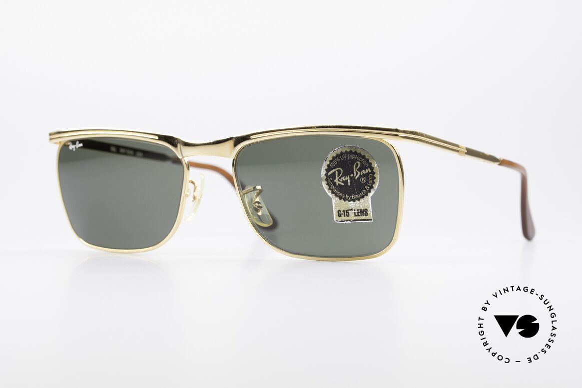 Ray Ban Signet Deluxe Vintage Shades 80's Classic, Ray-Ban Signet Deluxe 58mm W1305 G15, Made for Men