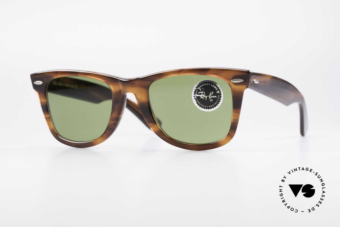 Ray Ban Wayfarer I 40 Years Rare Limited Special Edition, RAY-BAN WAYFARER made by Bausch&Lomb in USA, Made for Men and Women