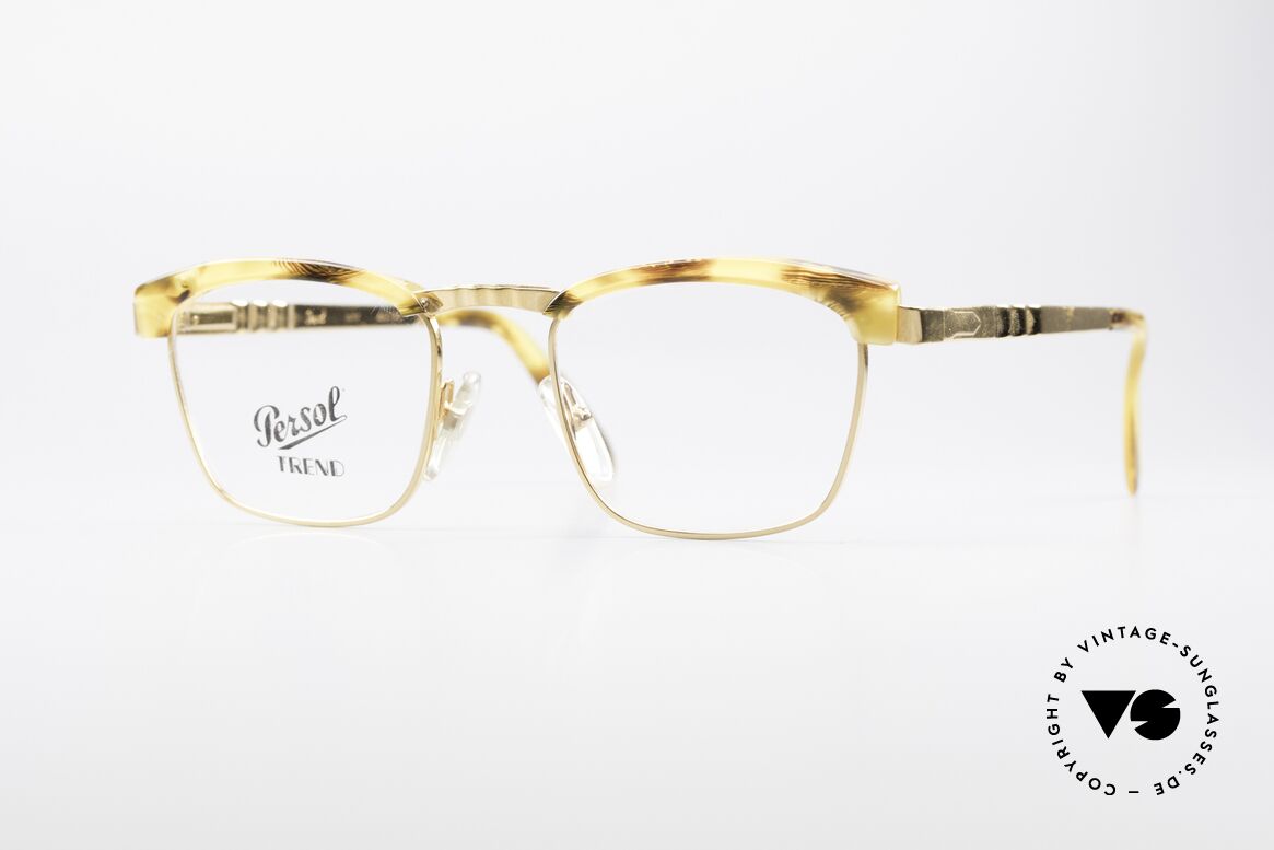 Persol Inge Ratti Gold Plated Vintage Glasses, classic Persol Ratti vintage glasses of the 80's, Made for Men
