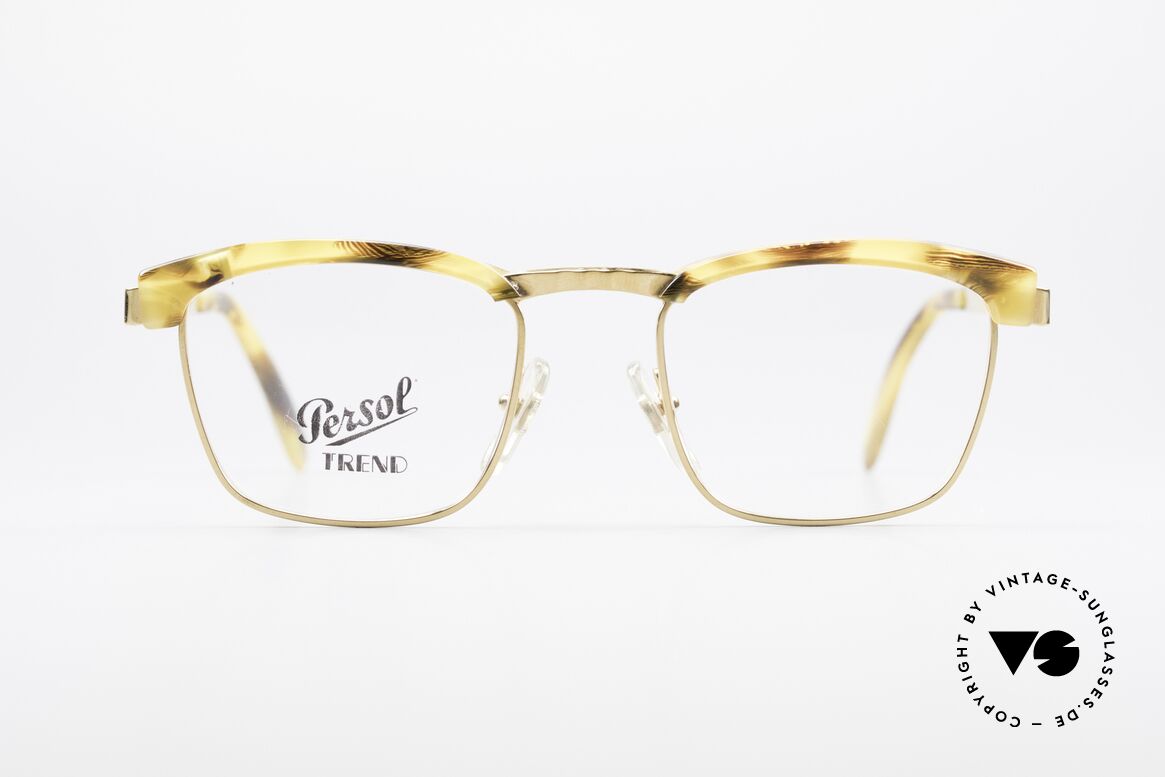 Persol Inge Ratti Gold Plated Vintage Glasses, perfect fit and comfort thanks to spring hinges, Made for Men