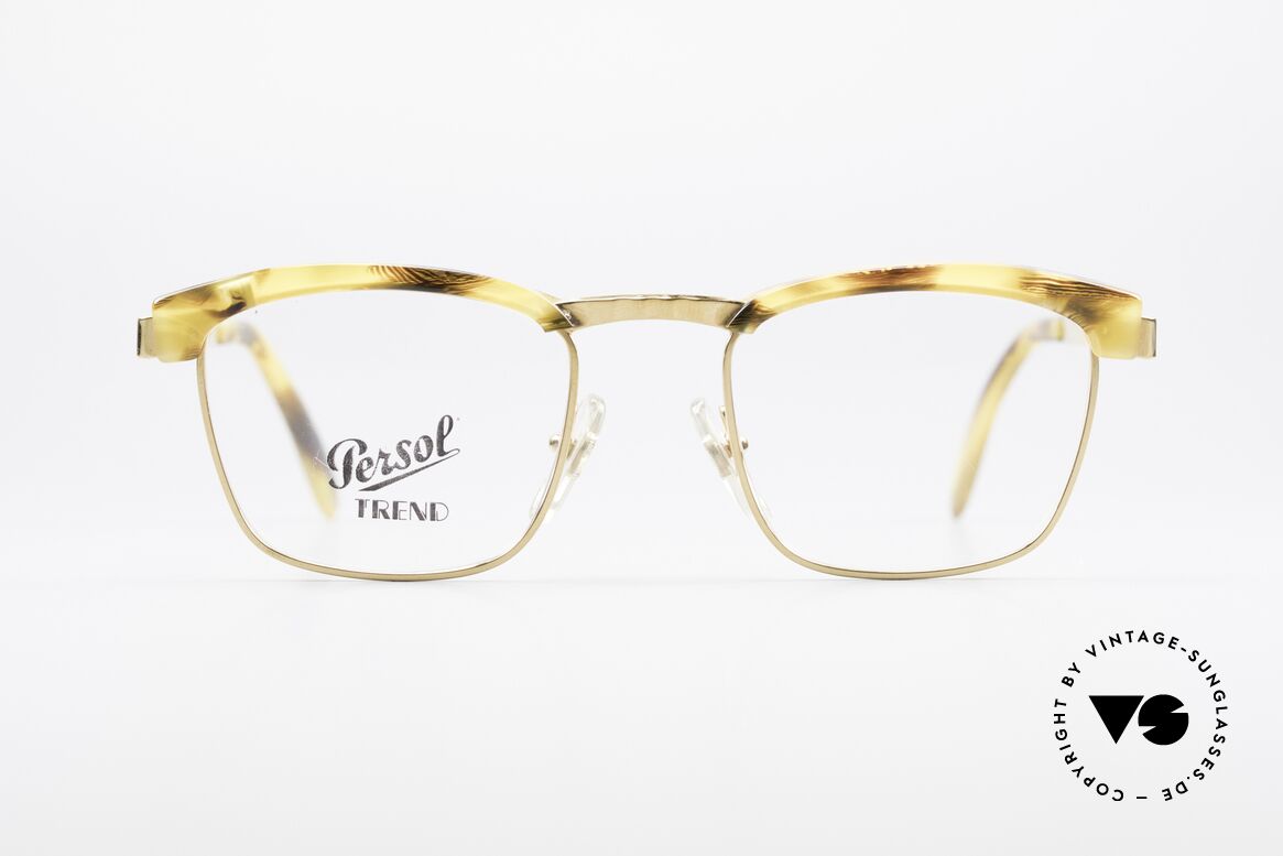 Persol Inge Ratti Gold Plated Vintage Glasses, classic Persol Ratti vintage glasses of the 80's, Made for Men