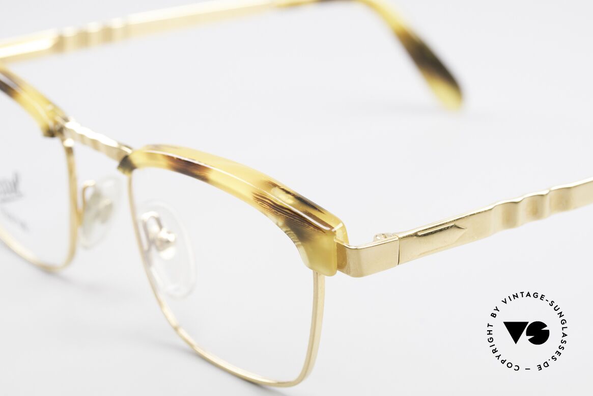 Persol Inge Ratti Gold Plated Vintage Glasses, 18kt GOLD-PLATED metal frame, M size 49-20, Made for Men