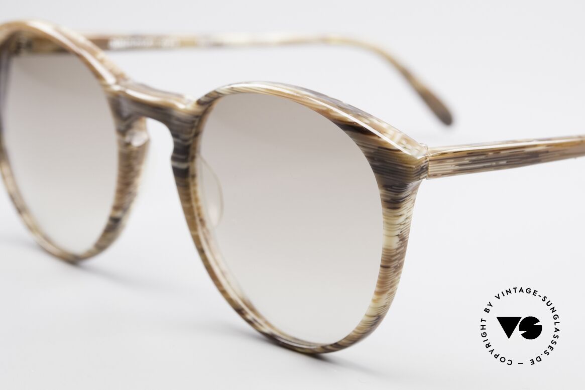 Alain Mikli 901 / 153 Horn Optic Panto Sunglasses, handmade quality and 123mm width = SMALL size!, Made for Men and Women