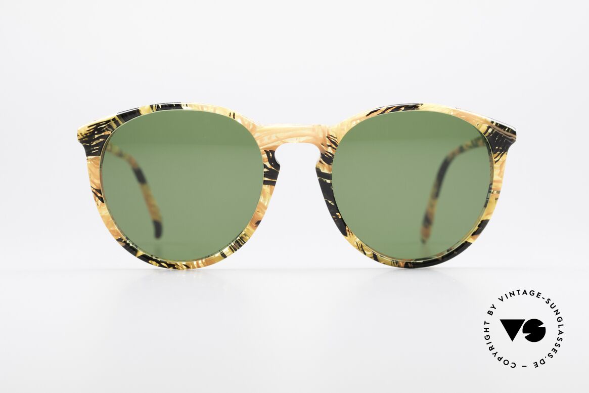 Alain Mikli 901 / 393 Amber Optic Panto Sunglasses, elegant VINTAGE Alain Mikli designer sunglasses, Made for Men and Women