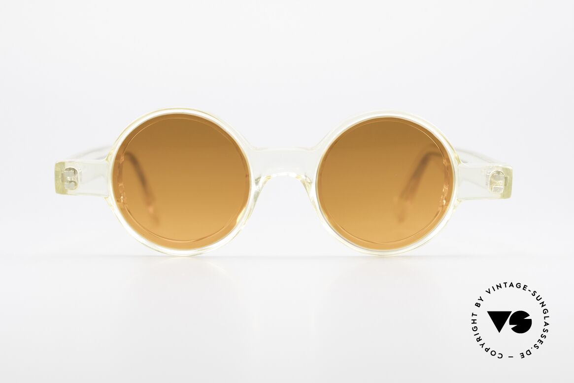 Alain Mikli 0150 / 100 80's Round Designer Shades, small round vintage Alain MIKLI designer shades, Made for Men and Women