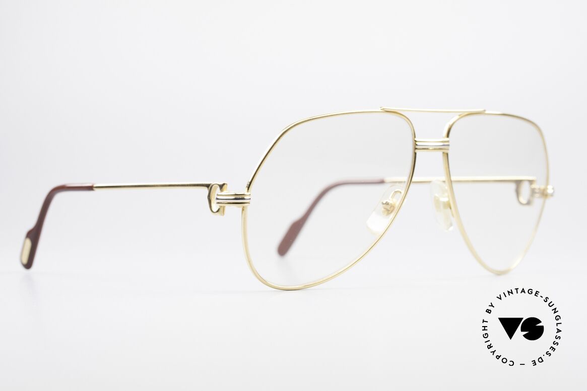 Cartier Vendome LC - M Changeable Cartier Lenses, this pair (with L.Cartier decor): Medium size 59-14, 130, Made for Men and Women