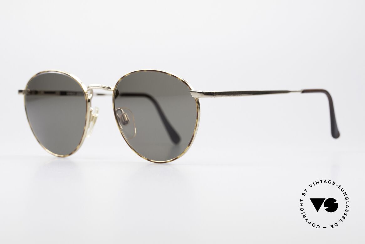 Giorgio Armani 166 Panto Sunglasses Gentlemen, true 'gentlemen glasses' in top-quality (in size 51/19), Made for Men