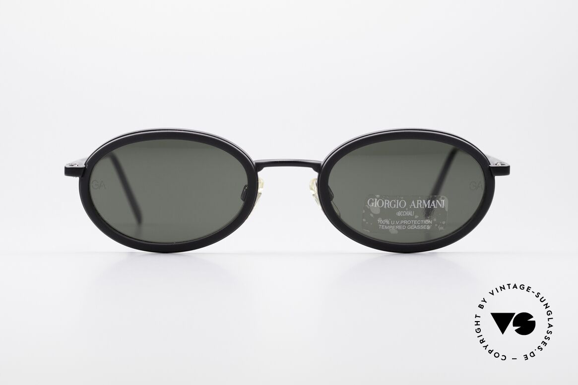 Giorgio Armani 258 Oval Vintage Sunglasses, vintage designer sunglasses by Giorgio Armani, Italy, Made for Men and Women