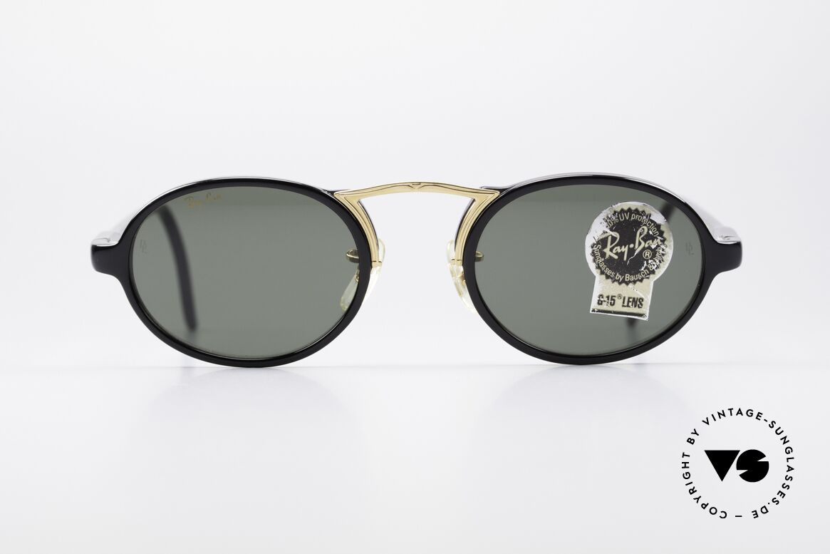 Ray Ban Cheyenne Style III B&L USA Sunglasses Oval, oval VINTAGE 90's sunglasses with a striking bridge, Made for Men and Women