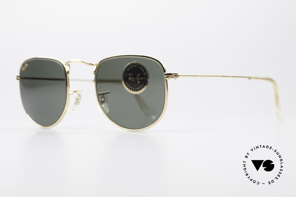 Ray Ban Classic Style II Classic Sunglasses B&L USA, metal frame with filigree chasing; simply unique, Made for Men and Women