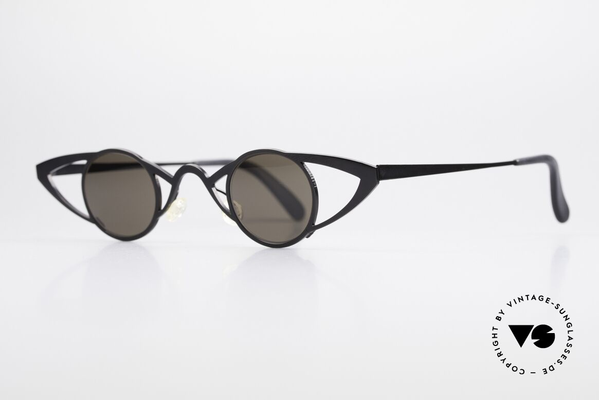 Theo Belgium Saturnus Round Designer Sunglasses, made for the avant-garde, individualists, trend-setters, Made for Women