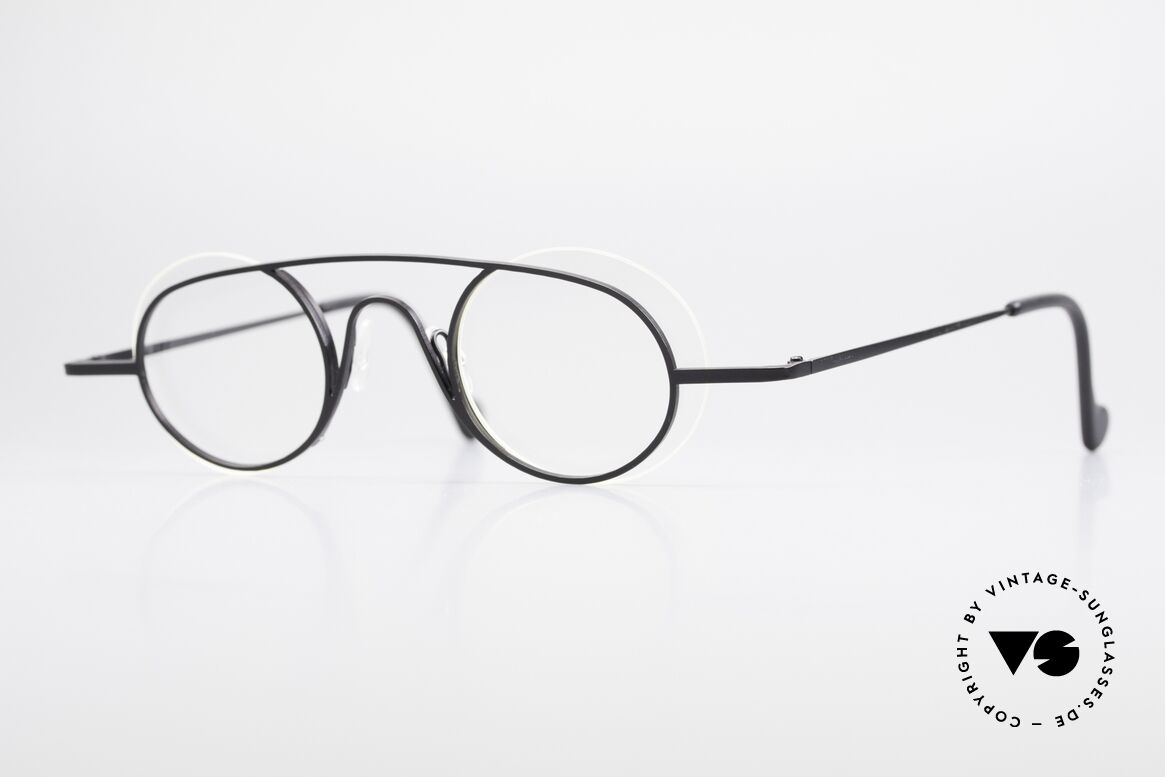 Theo Belgium Wafafa Rimless Rimmed Frame 90s, vintage THEO Belgium eyeglass-frame from app. 1997, Made for Men and Women