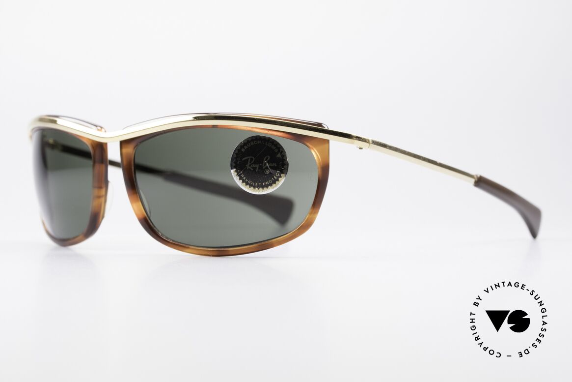 Ray Ban Olympian I Sporty USA B&L Sunglasses, G15 mineral lenses (scratch resistant & 100% UV), Made for Men
