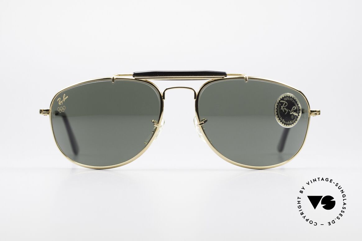 Ray Ban Sport Metal 1992 Rare Olympic Series B&L USA, rare vintage RAY-BAN sunglasses OLYMPIC GAMES 1992, Made for Men