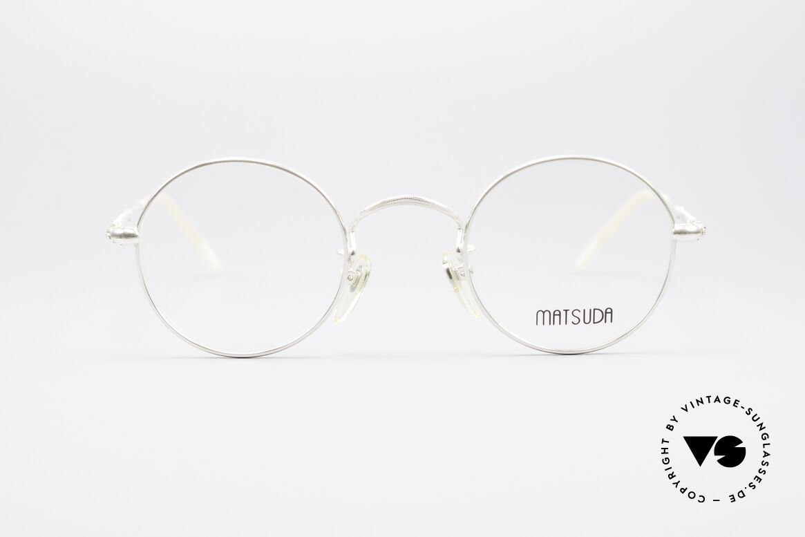 Matsuda 2872 Round 90's Designer Glasses, outstanding craftsmanship by the Japanese manufactory, Made for Men and Women