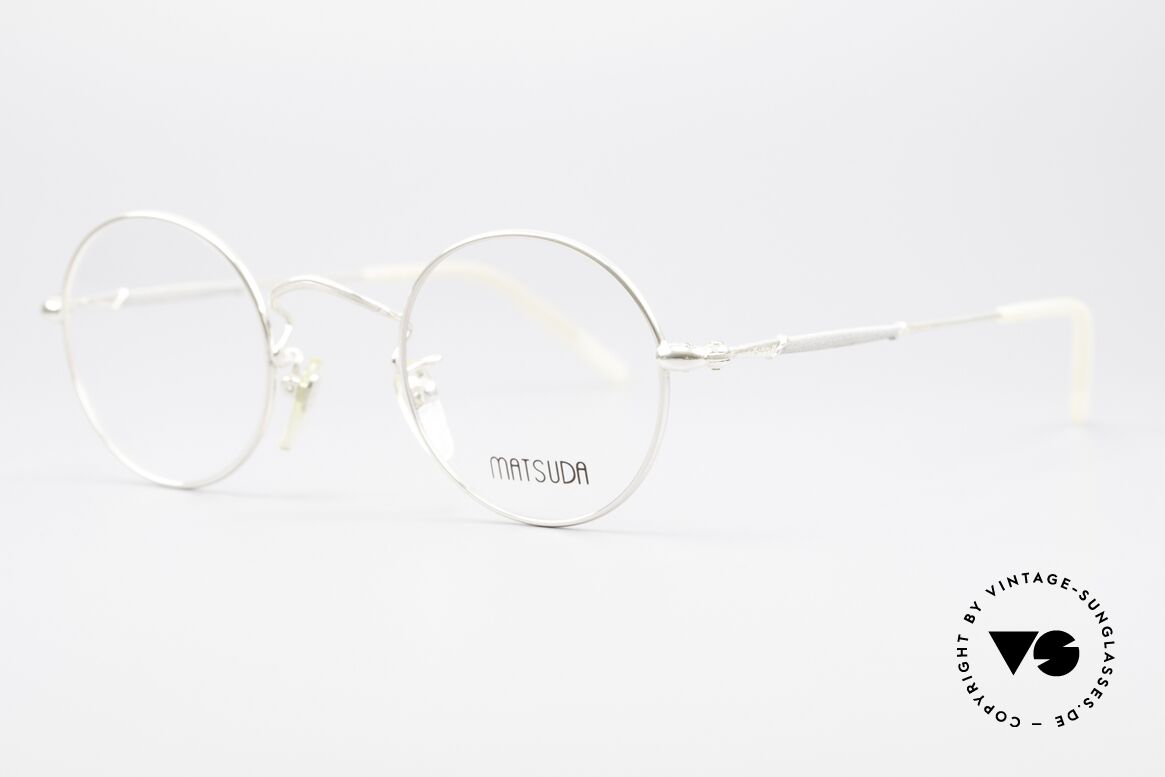 Matsuda 2872 Round 90's Designer Glasses, model represents lifestyle & quality awareness, similarly, Made for Men and Women