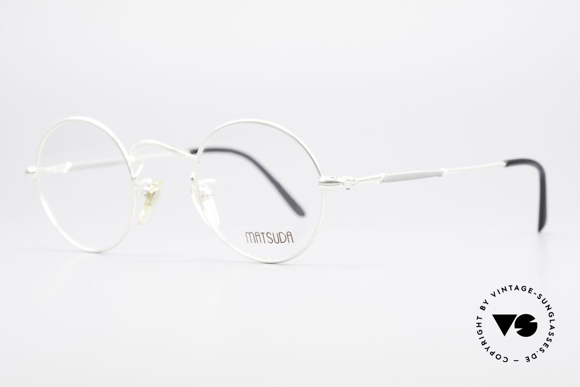 Matsuda 2872 90's Designer Glasses Round, model represents lifestyle & quality awareness, similarly, Made for Men and Women