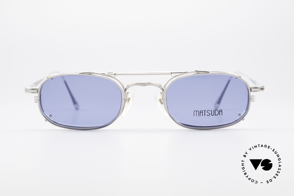 Matsuda 10108 Steampunk Sunglasses 90's, vintage Matsuda designer eyeglasses from the mid 90's, Made for Men