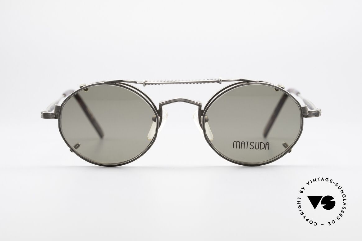 Matsuda 10101 Steampunk Shades Vintage, vintage Matsuda designer eyeglasses from the mid 90's, Made for Men