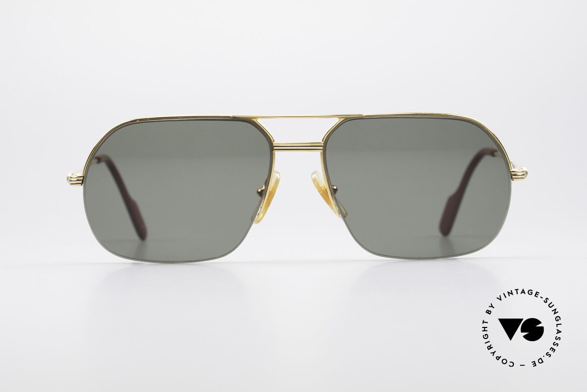 Cartier Orsay Luxury Vintage Sunglasses, striking Cartier vintage sunglasses; size 58°15, 135, Made for Men