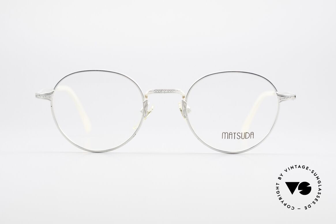 Matsuda 2858 Round Vintage Designer Frame, tangible TOP-NOTCH quality of all frame components!, Made for Men and Women