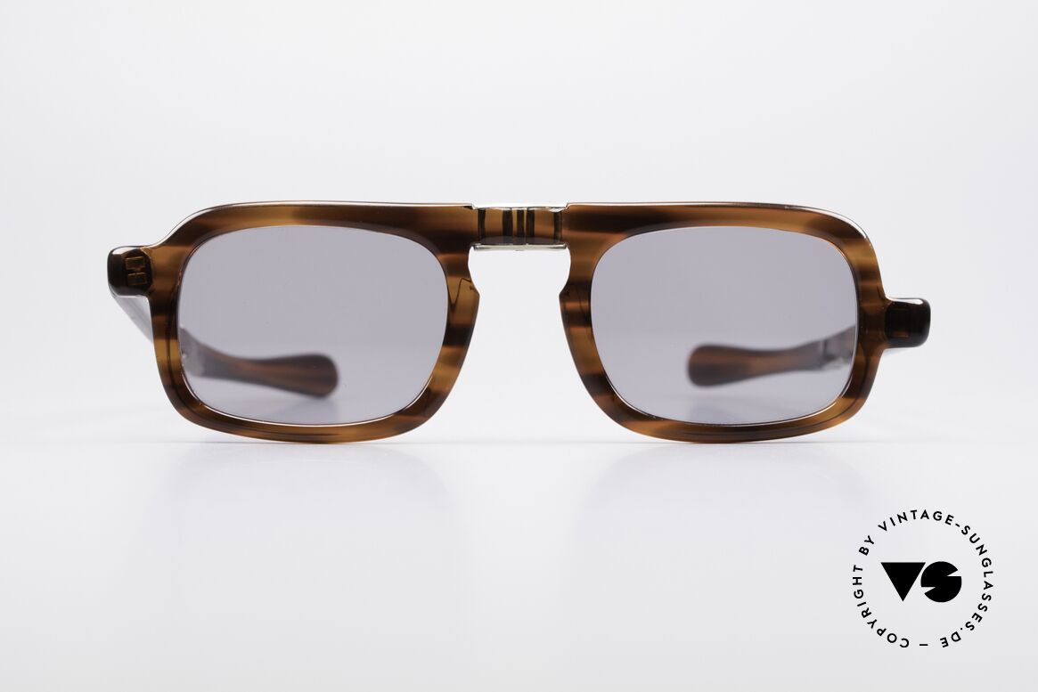 Robert La Roche 15 Rare 70's Folding Sunglasses, rare old vintage sunglasses by Robert La Roche, Made for Men