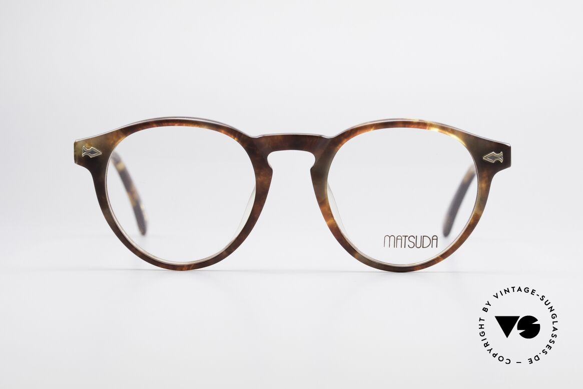 Matsuda 2303 Panto Vintage Eyeglasses, vintage Matsuda designer eyeglasses from the mid 90's, Made for Men and Women