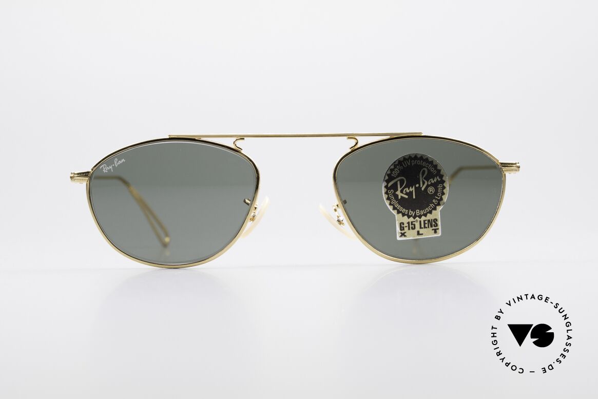 Ray Ban Modified Aviator Old USA Ray-Ban Sunglasses, Ray-Ban sunglasses of the 'Vintage Metal Collection', Made for Men and Women