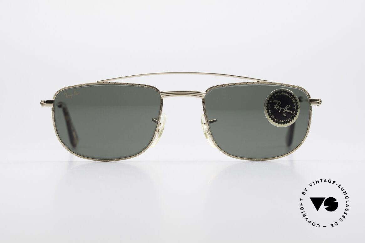Ray Ban 1940's Retro Rectangle Old USA Ray-Ban Bausch&Lomb, classic RAY-BAN (B&L, U.S.A.) designer sunglasses, Made for Men