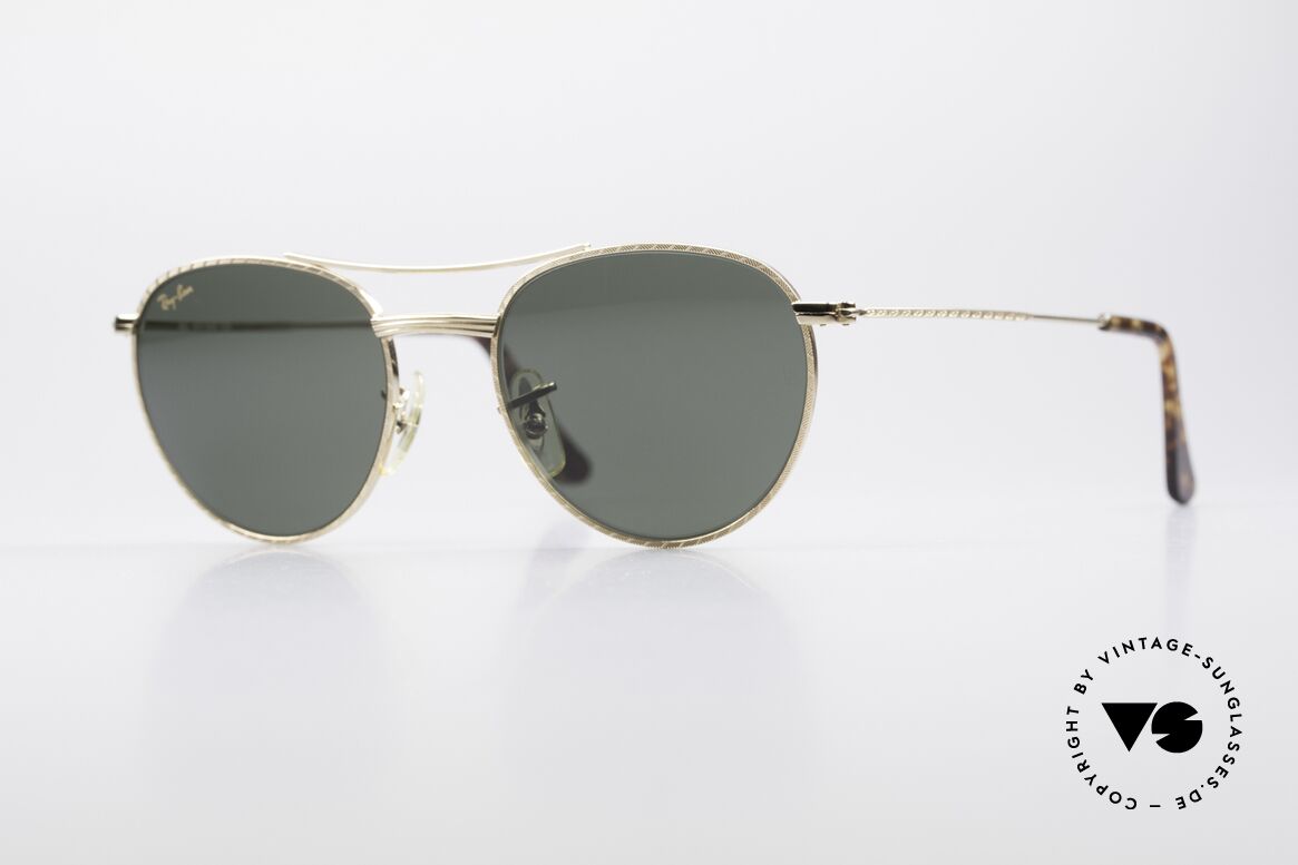 Ray Ban 1940's Retro Round Old Ray-Ban USA Bausch&Lomb, classic RAY-BAN (B&L, U.S.A.) designer sunglasses, Made for Men and Women