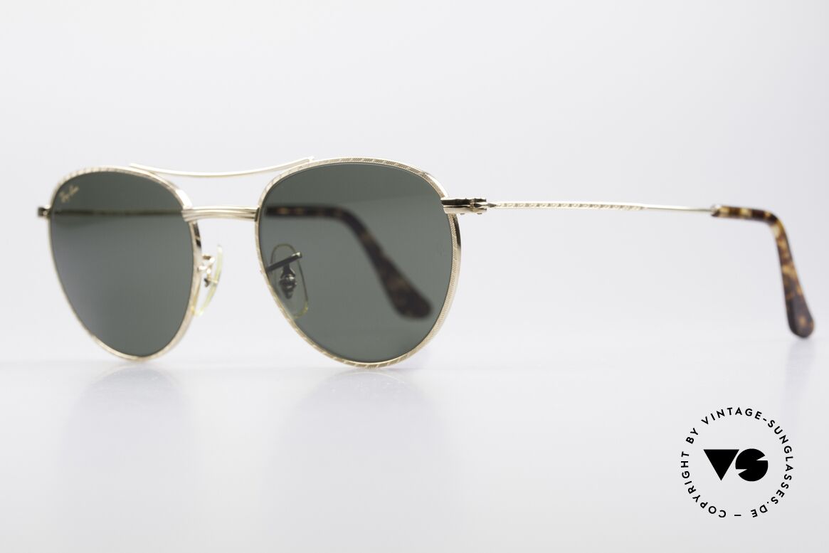 Ray Ban 1940's Retro Round Old Ray-Ban USA Bausch&Lomb, 1940's design & style (frame is chased) + B&L lens, Made for Men and Women