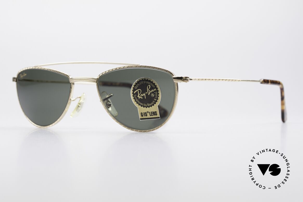 Ray Ban 1940's Retro Aviator Old Bausch&Lomb Ray-Ban USA, 1940's design & style (frame is chased) + B&L lens, Made for Men and Women