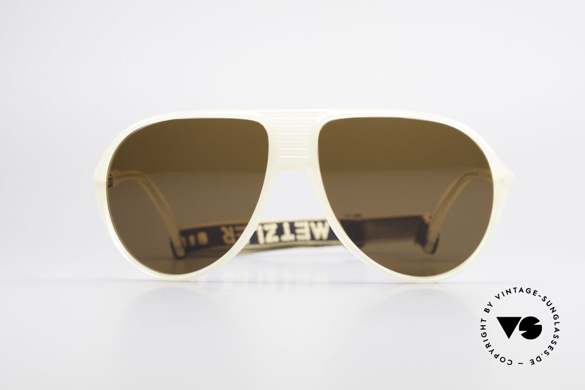 Metzler 0102 True Vintage 80's Sports Shades, Metzler 'sport design' sunglasses from the early 1980's, Made for Men