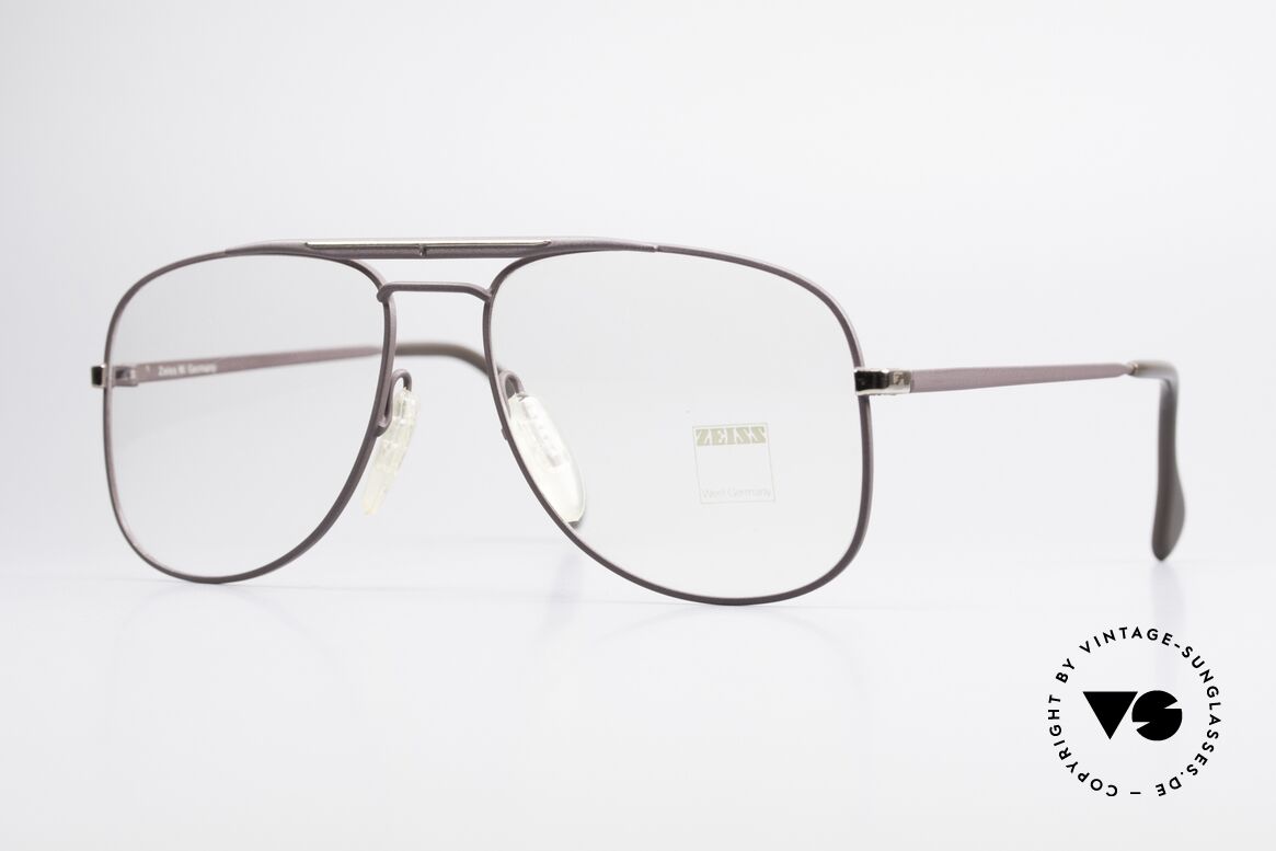 Zeiss 5886 Old 80's Eyeglass-Frame Men, sturdy vintage eyeglass-frame by ZEISS from 1986, Made for Men