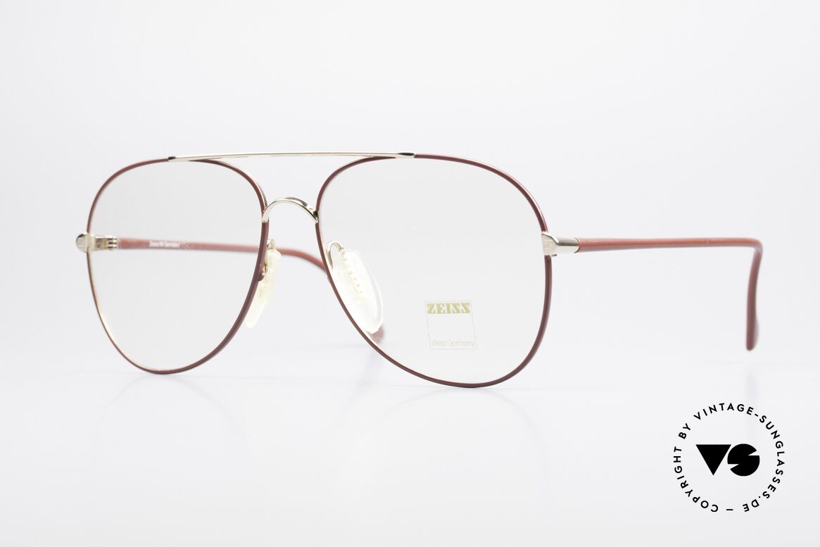 Zeiss 5882 Old 80's Eyeglass-Frame Men, sturdy vintage eyeglass-frame by ZEISS from 1986, Made for Men