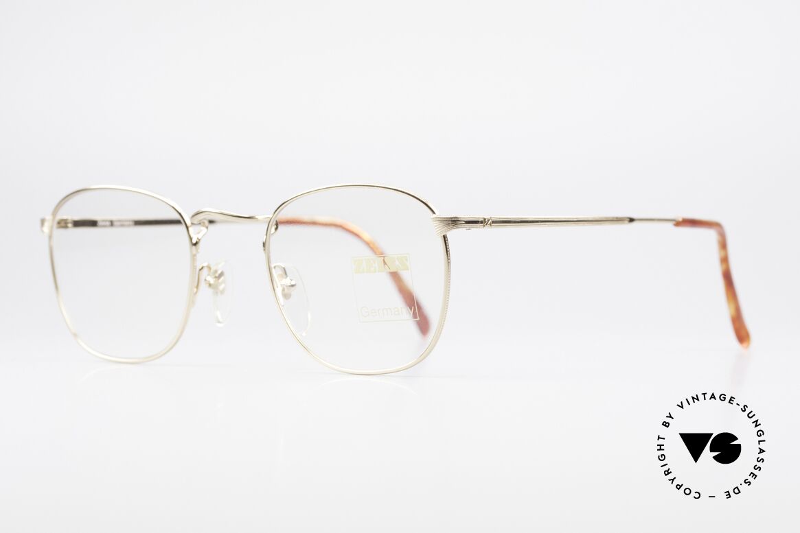 Zeiss 5988 Old Vintage 90's Glasses Men, timeless, monolithic design in a SMALL size (122mm), Made for Men