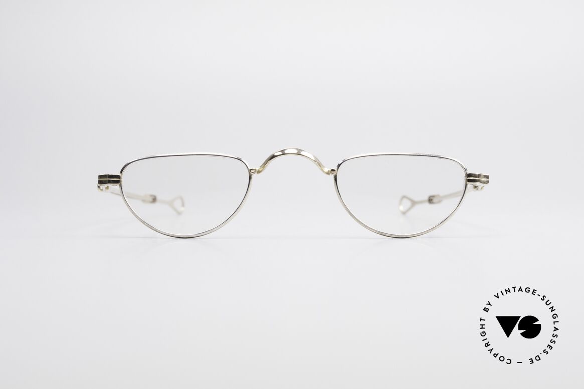 Lunor - Telescopic Extendable Solid Gold Frame, Lunor: shortcut for French "Lunette d'Or" (gold glasses), Made for Men and Women