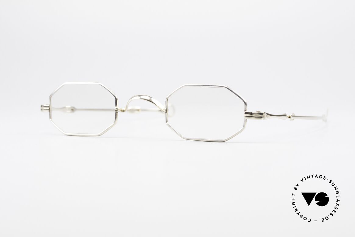 Lunor I 01 Solid Gold Real Gold Glasses Fine Gold, Lunor gold glasses = real gold glasses = FINE GOLD!, Made for Men and Women