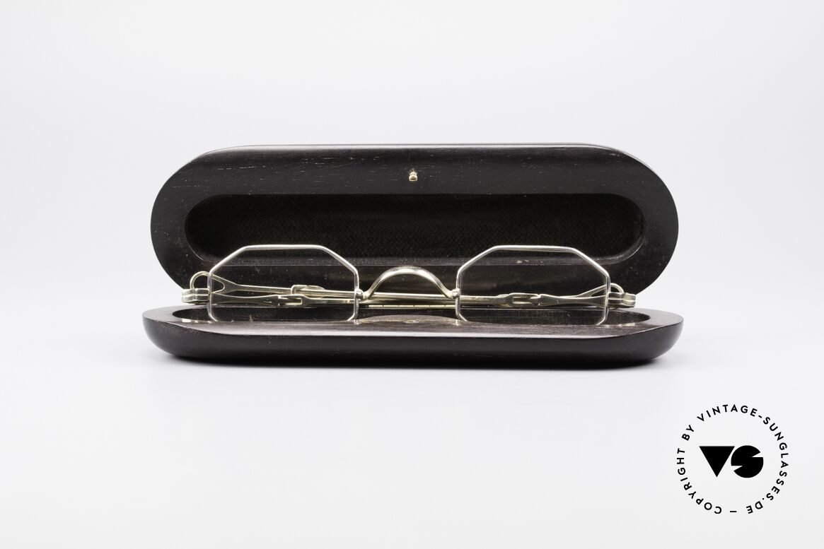 Lunor I 01 Solid Gold Real Gold Glasses Fine Gold, unworn ORIGINAL with case (for all lovers of quality), Made for Men and Women