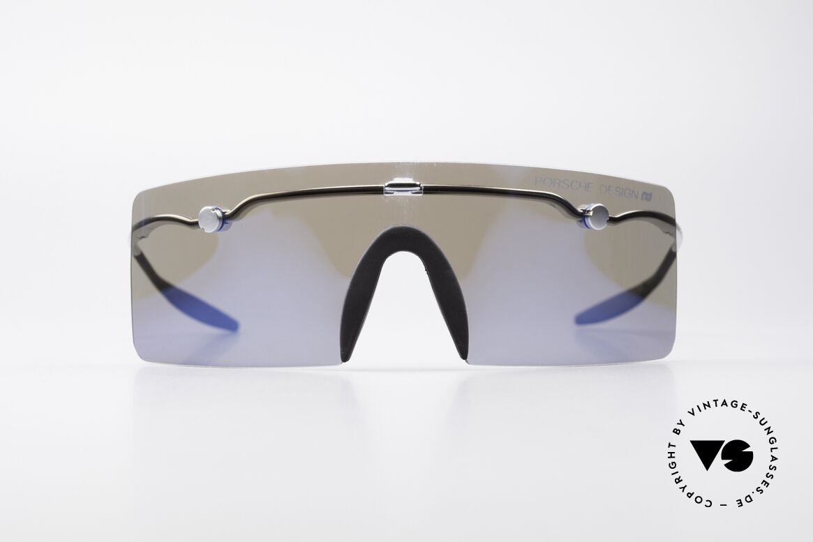 Porsche 5693 F09 Flat Shades Blue Mirrored, Porsche Design by Carrera 5693 70 6755 'S' F0.9 Glasses, Made for Men