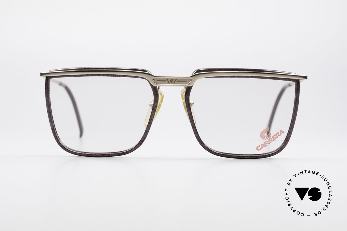 Carrera 5376 Square Vintage Carbon Frame, square vintage 90's CARRERA designer glasses, Made for Men
